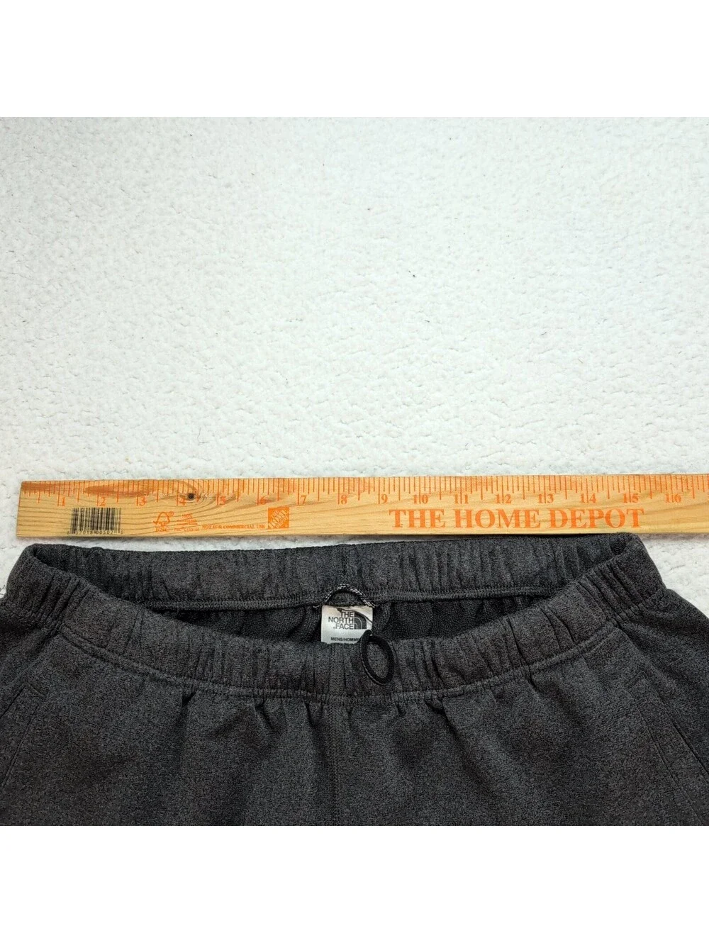 The North Face Mens Large Fleece Lounge Sweatpants Gray Logo Joggers